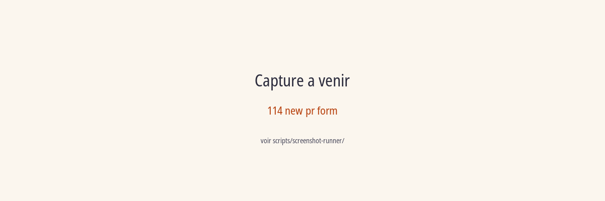 Formulaire de création d'une pull request